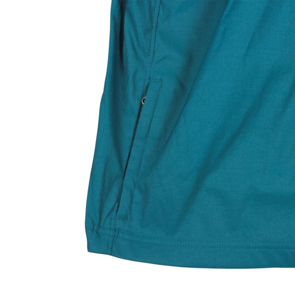 The North Face Class V Pullover Jacket Mens Small Blue Weather Hooded Packable - Picture 3 of 13